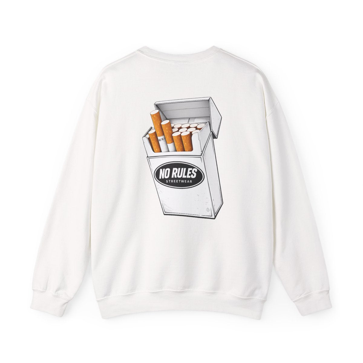 No Rules Cigarette Pack Crewneck Sweatshirt