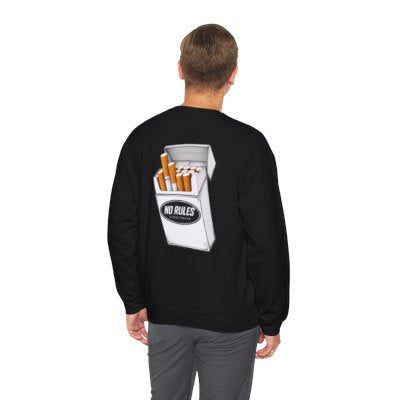 No Rules Cigarette Pack Crewneck Sweatshirt